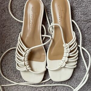 Sabo skirt lace up sandals